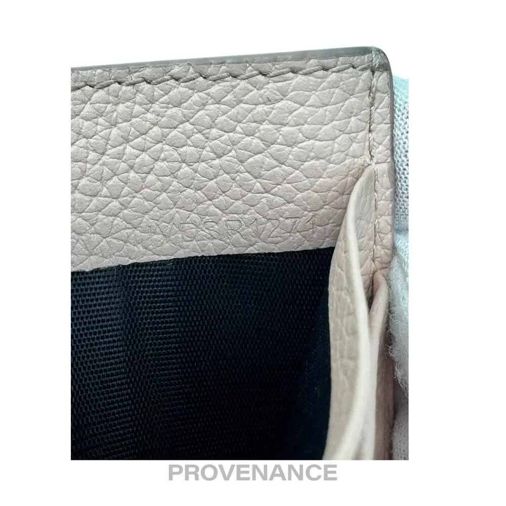 🔴 Burberry Card Holder Wallet -TB Monogram Pink Leather